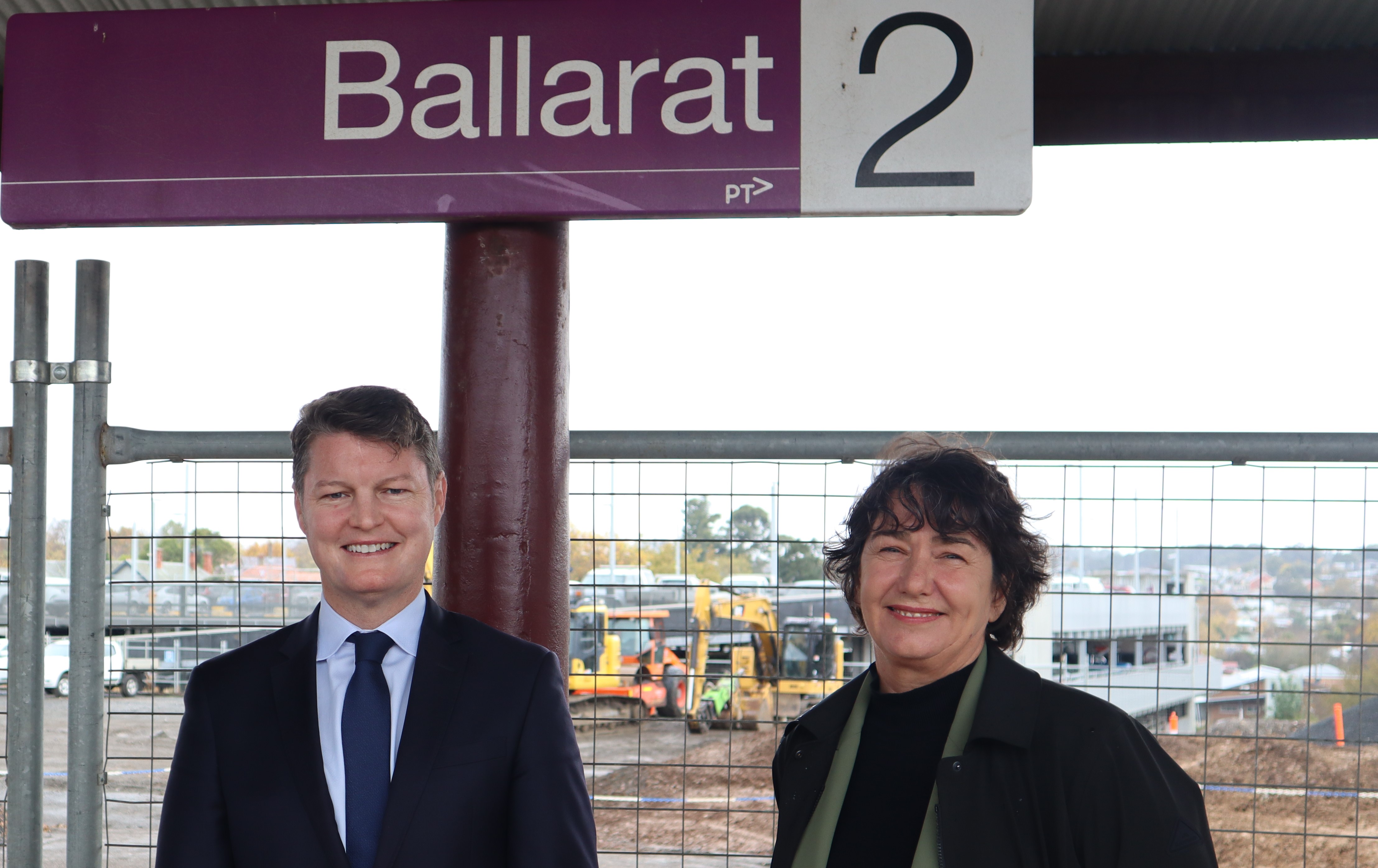 Works on new Ballarat station bus interchange underway Main Image